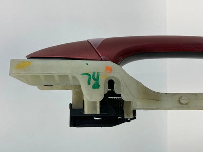 2011-2014 HYUNDAI SONATA GLS REAR LEFT EXTERIOR DOOR HANDLE ASSEMBLY RED OEM
