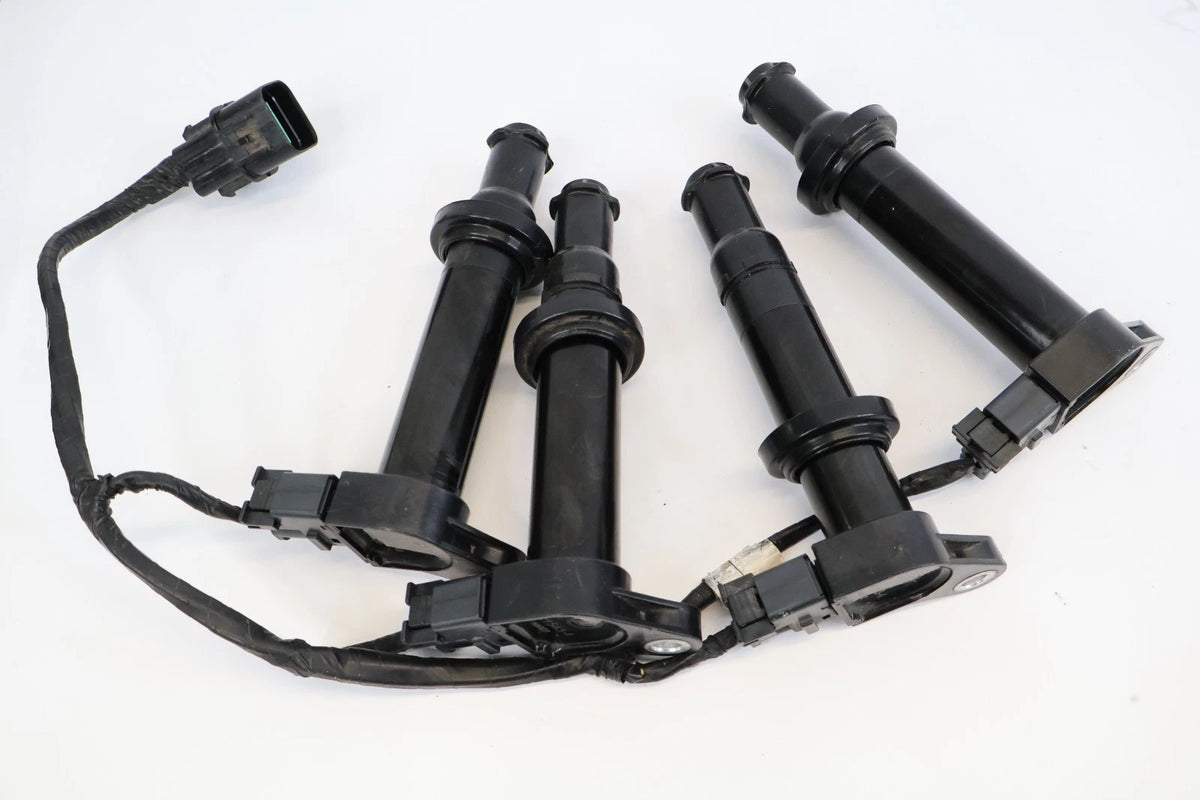 2006-2011 KIA RIO 06-11 KIA RIO5 1.6L L4 ENGINE IGNITION COIL SET OF 4 W/HARNESS