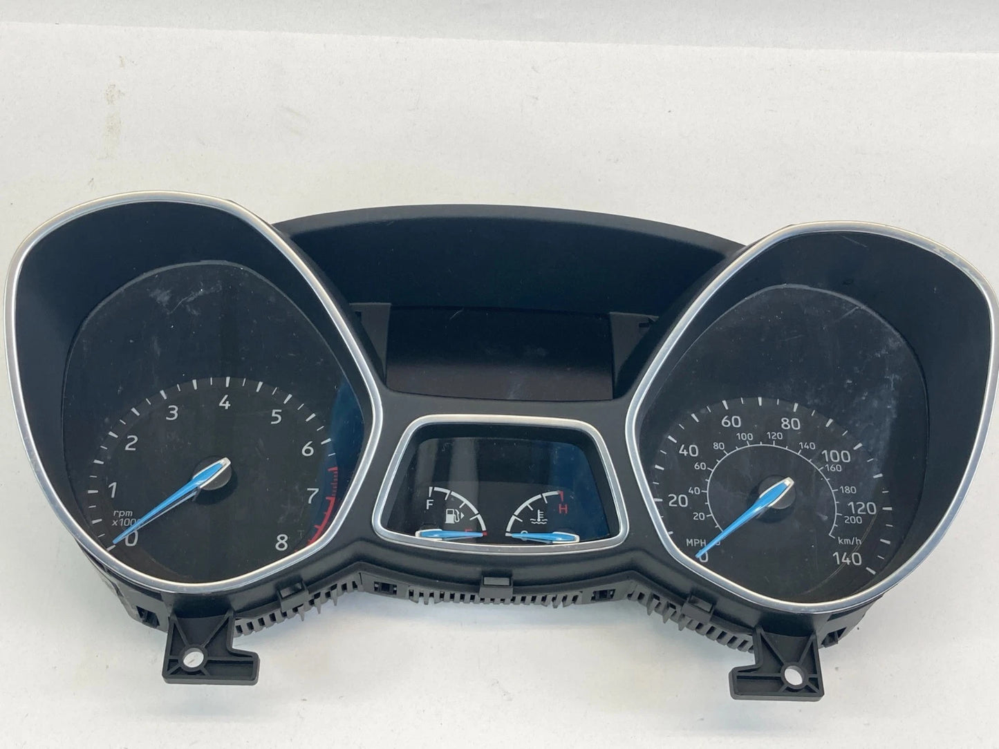 17 18 FORD FOCUS INSTRUMENT CLUSTER SPEEDOMETER GAUGES F1ET-10849-CTP UNK MILES