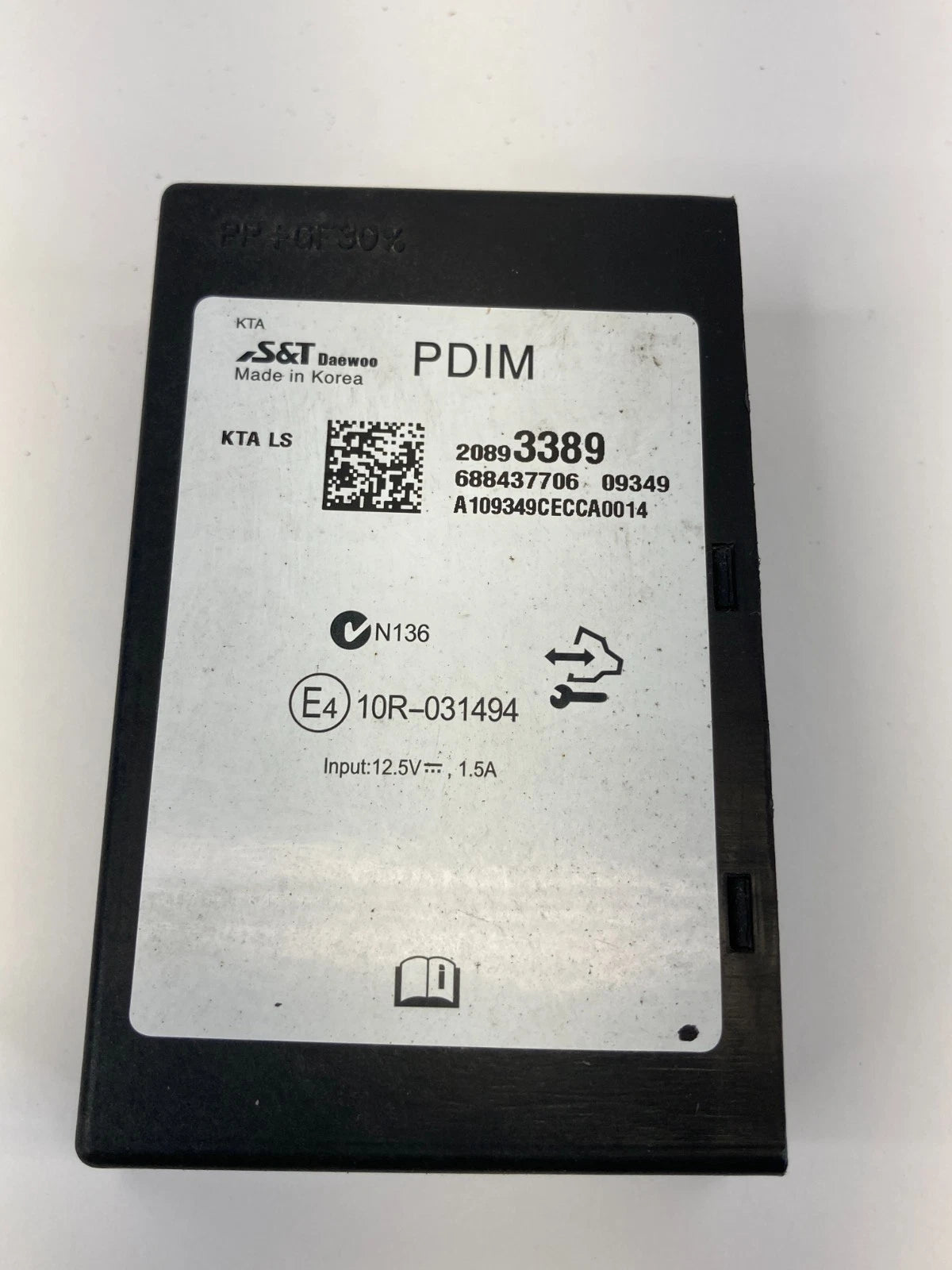 10-17 GMC TERRAIN GPS-TV MULTIMEDIA PLAYER INTERFACE MODULE UNIT 20893389 OEM