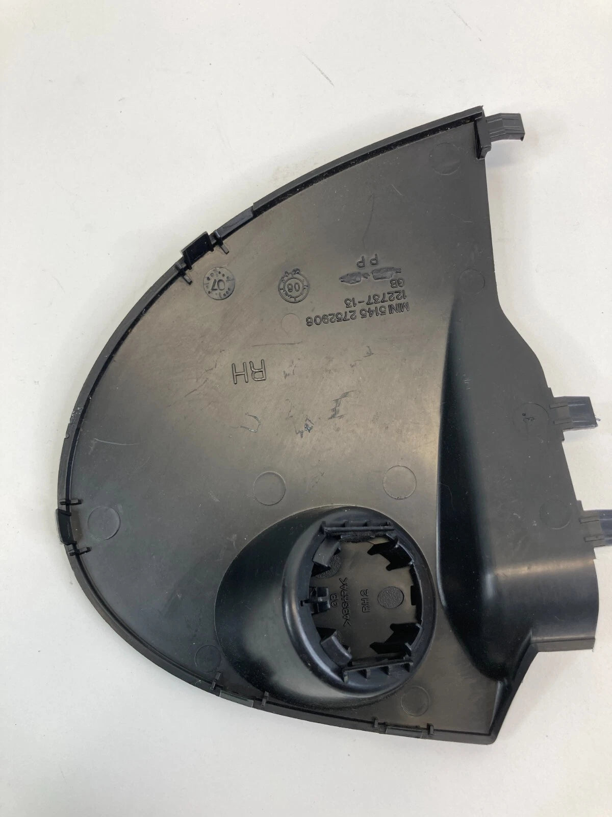 2007-2015 MINI COOPER FRONT RIGHT SIDE DASH END CAP COVER TRIM 5145-2752906 OEM