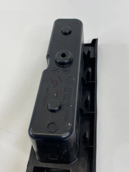 07-12 MITSUBISHI GALANT REAR LEFT WINDOW SWITCH BEZEL TRIM PANEL 7222A039-0708