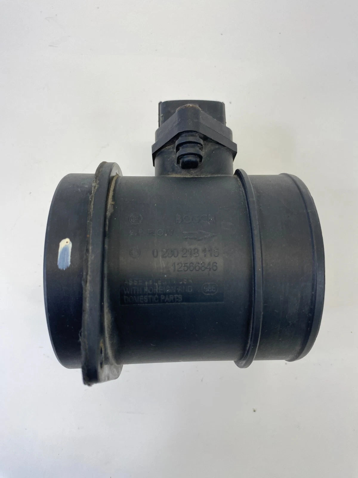 04-07 CADILLAC CTS 3.6L A/T MASS AIR FLOW SENSOR METER MAF ASSY 12566846 OEM