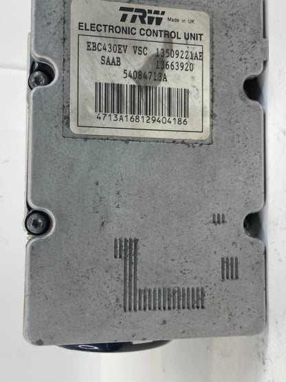 03-05 SAAB 9-3 2.0L TURBO ABS ANTI-LOCK BRAKE PUMP CONTROL MODULE 12801324 OEM