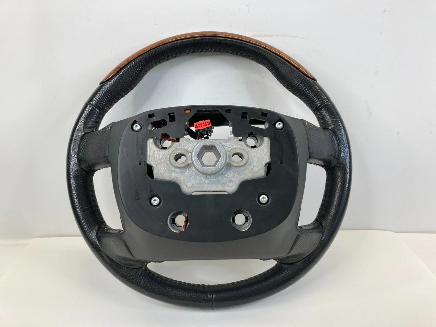 09-12 FORD FLEX STEERING WHEEL W/ CRUISE PHONE CONTROL & WOOD TRIM 8A83-3F563