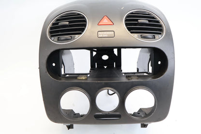 2006-2010 VOLSKWAGEN BEETLE DASH PANEL RADIO BEZEL AIR VENTS CHROME 1C0-858-071