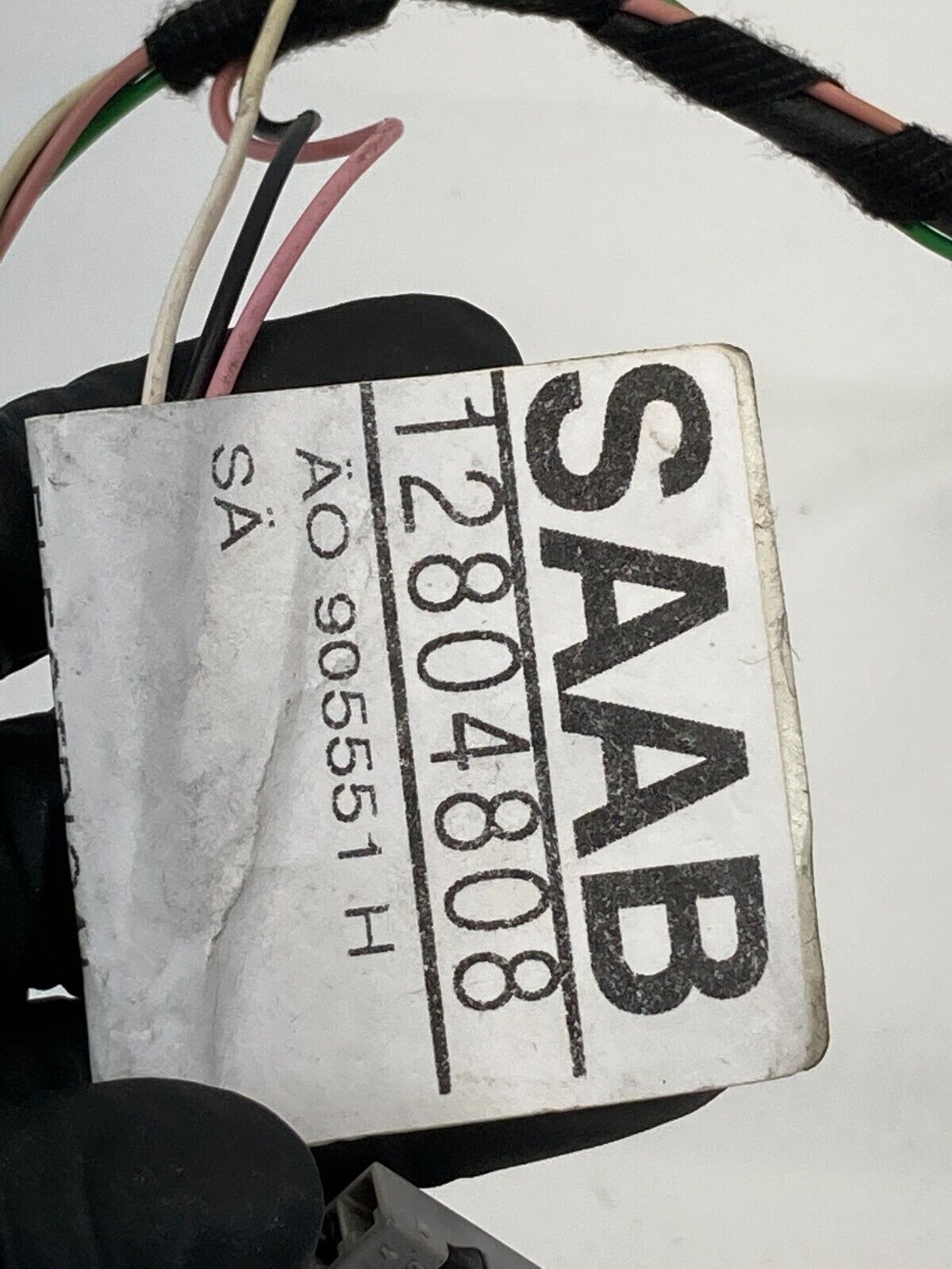 2003-2007 Saab 9-3 Sedan Front Left Side Door Lock Wire Wiring 12804808