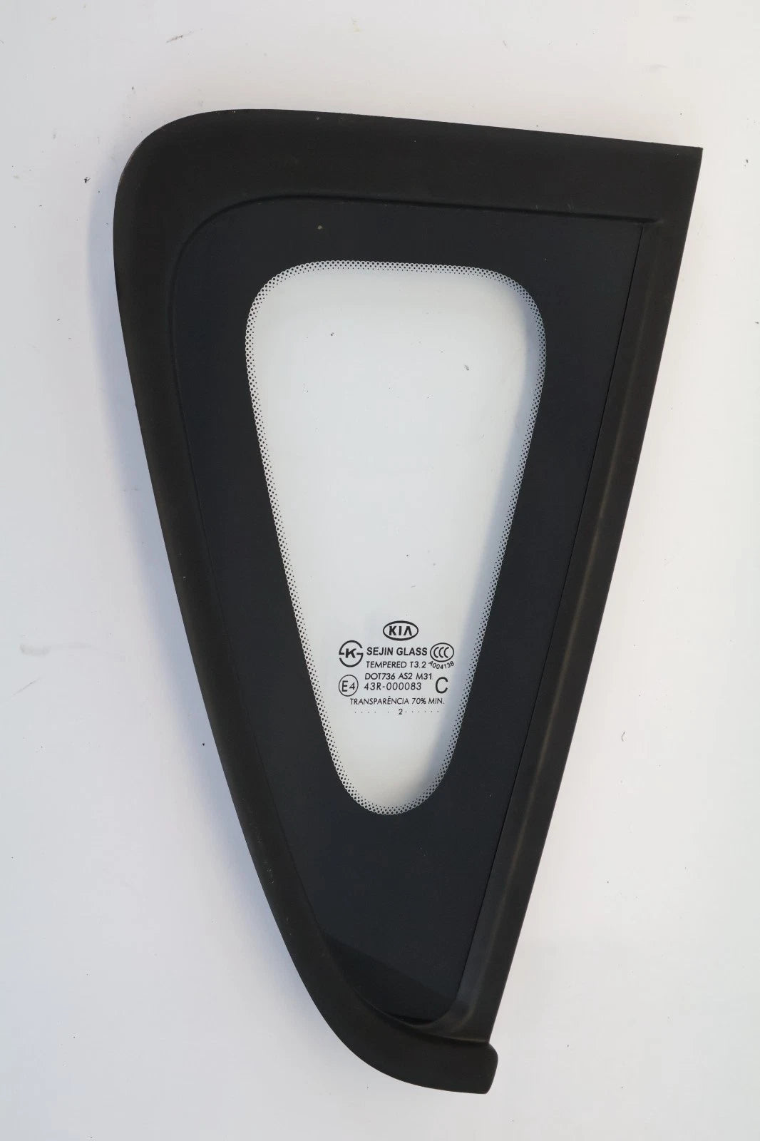 2010-2013 KIA SOUL REAR QUARTER GLASS WINDOW PASSENGER RIGHT SIDE OEM