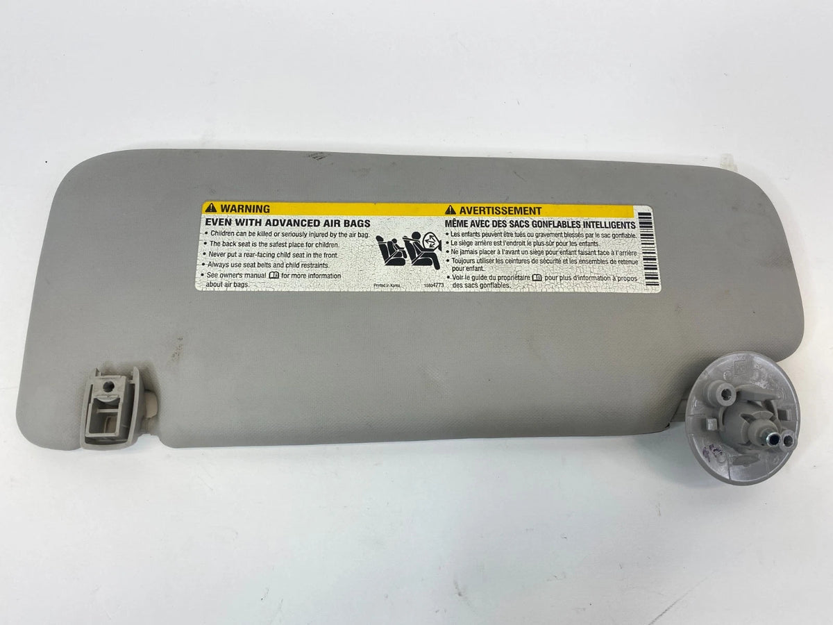 2012-2020 CHEVROLET SONIC RIGHT PASSENGER SIDE SUNVISOR SUN VISOR SHADE OEM