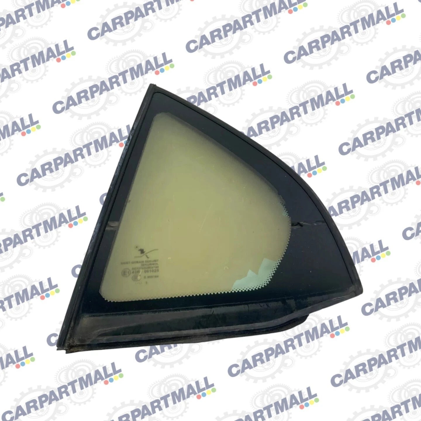 2003-2011 SAAB 9-3 SEDAN REAR LEFT SIDE DOOR VENT WINDOW GLASS 12804489 OEM