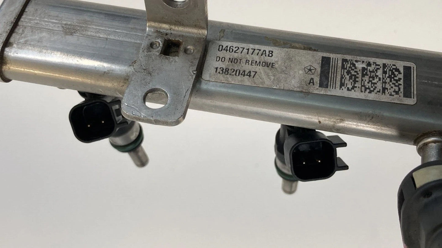 2013-2016 DODGE DART 1.4L L4 FUEL INJECTION RAIL & INJECTOR ASSY 04627177AB OEM