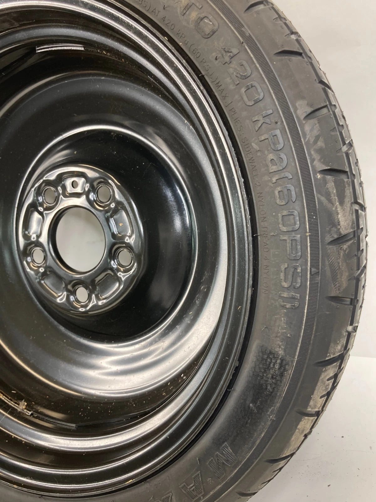 2013-2015 NISSAN SENTRA EMERGENCY SPARE TIRE WHEEL COMPACT DONUT T125/70D16 96M