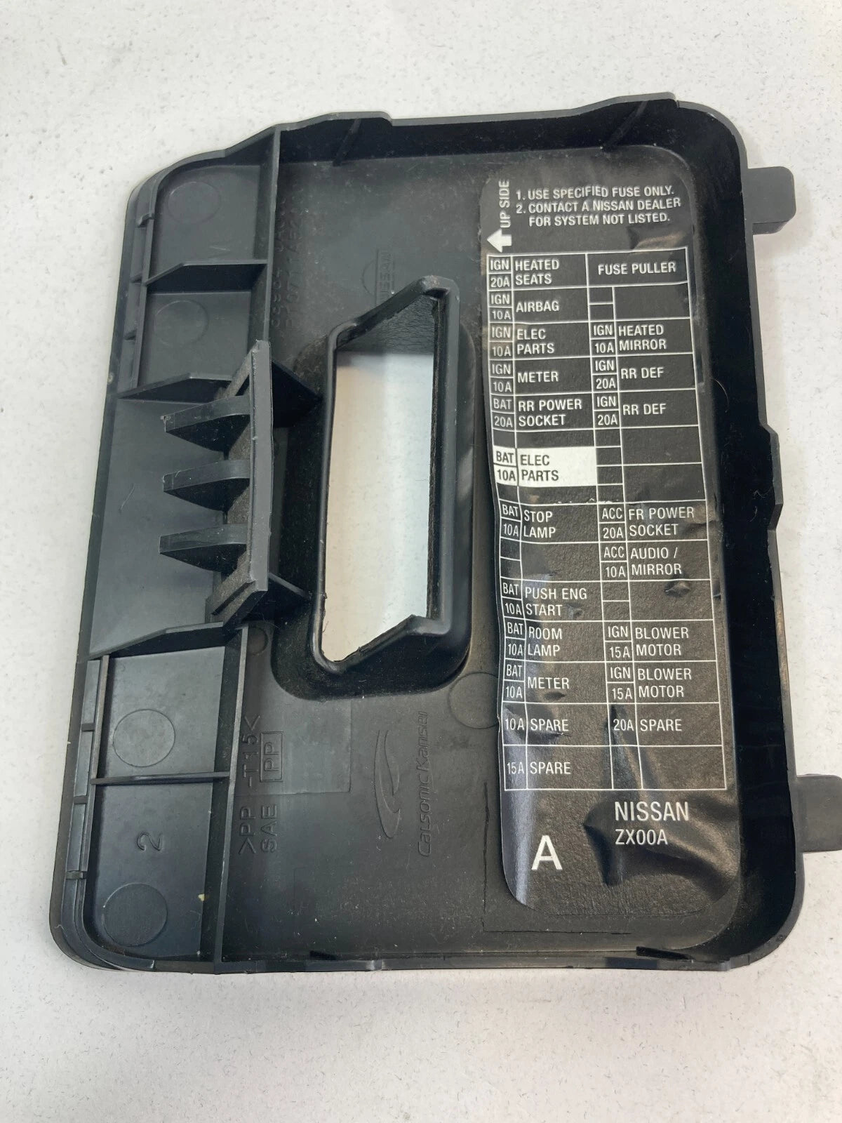 2007-2012 NISSAN ALTIMA INTERIOR DASH FUSE RELAY BOX COVER TRIM 68964-JA000 OEM