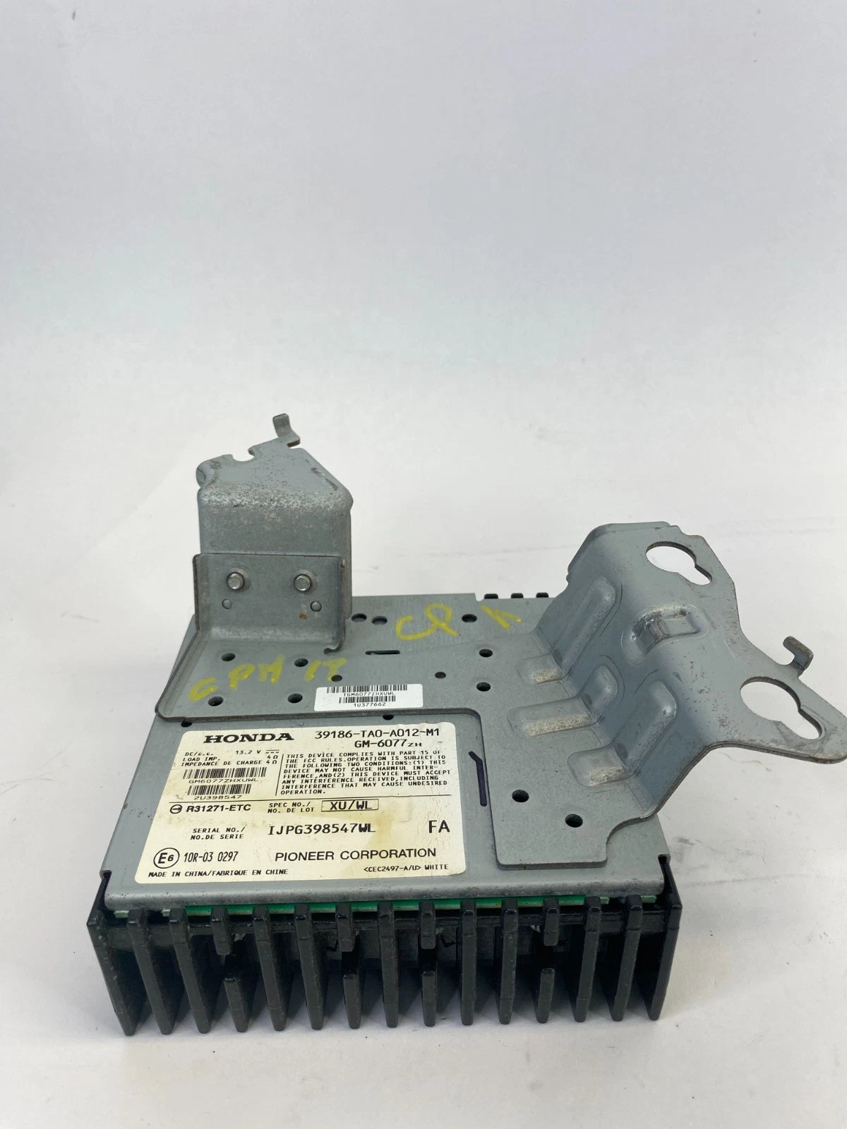 2008-2012 HONDA ACCORD AUDIO RADIO AMPLIFIER AMP OEM 39186-TA0-A012-M1