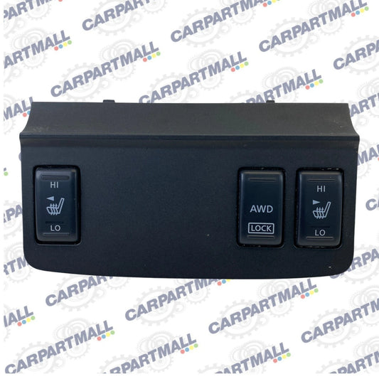 09-14 NISSAN MURANO FRONT LH RH HEATED SEAT AWD LOCK CONTROL SWITCH BUTTONS OEM