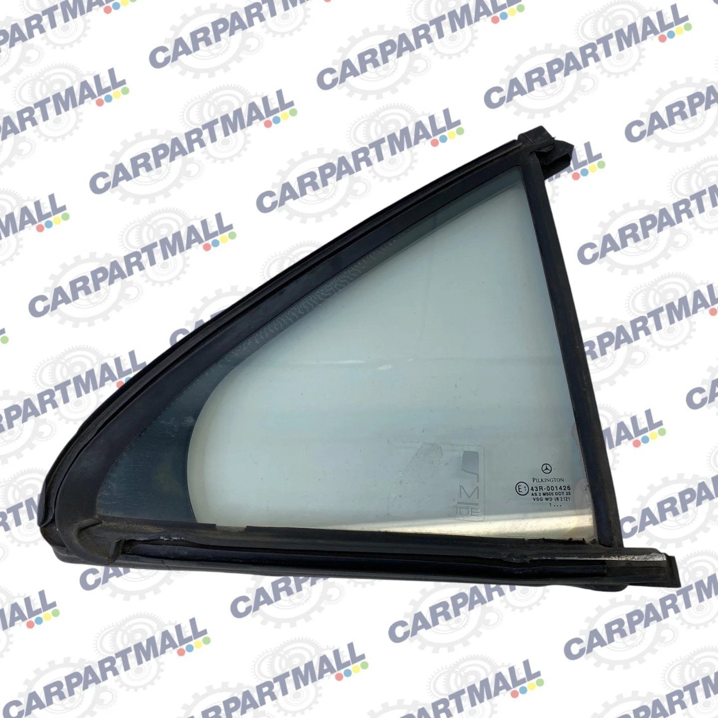 00-04 MERCEDES S-CLASS S430 REAR RIGHT DOOR WINDOW VENT GLASS FIXED 2207300220