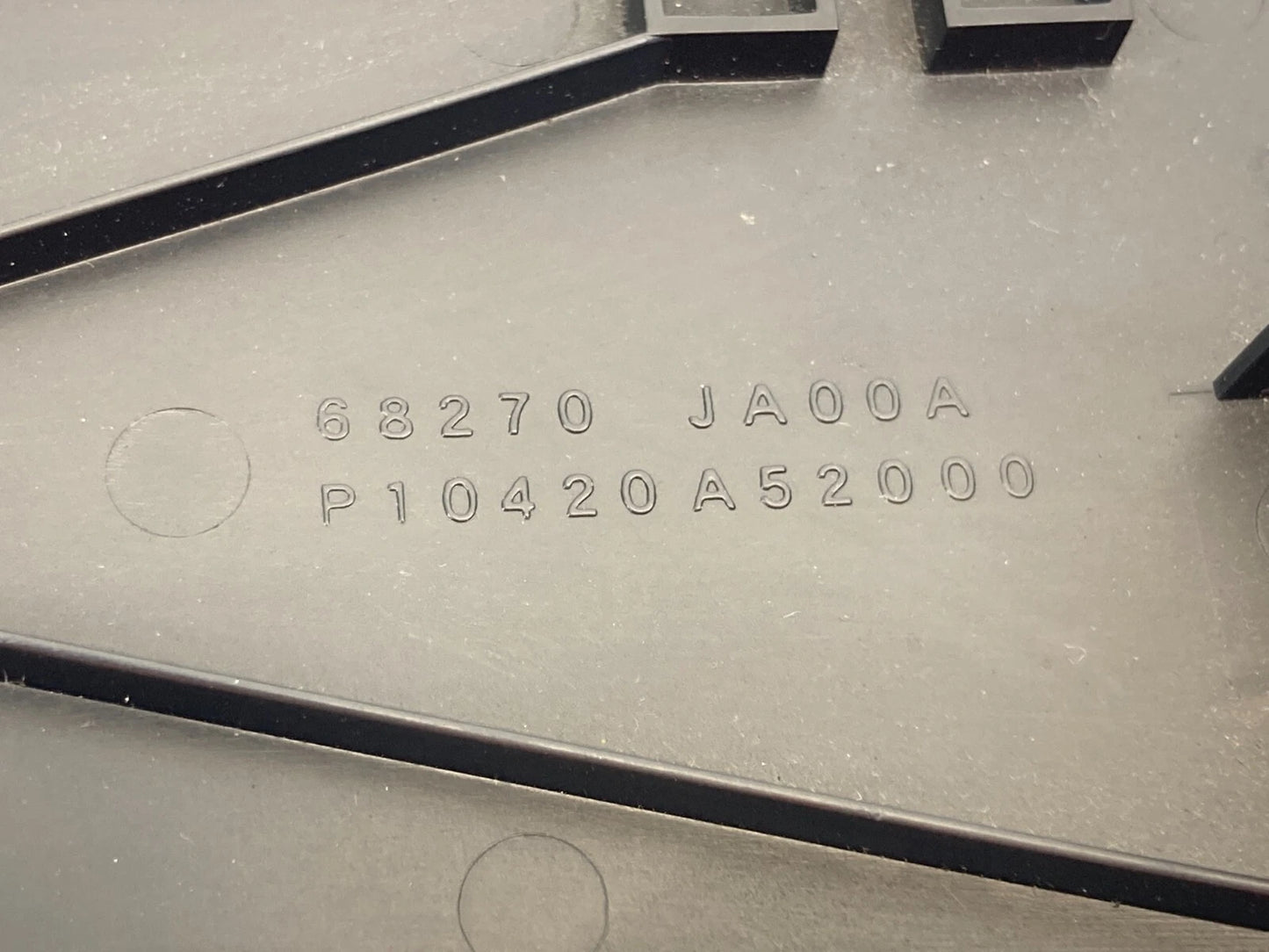 2007-2013 NISSAN ALTIMA CENTER DASH UNDER RADIO LOWER PLATE TRIM LID 68270-JA00A