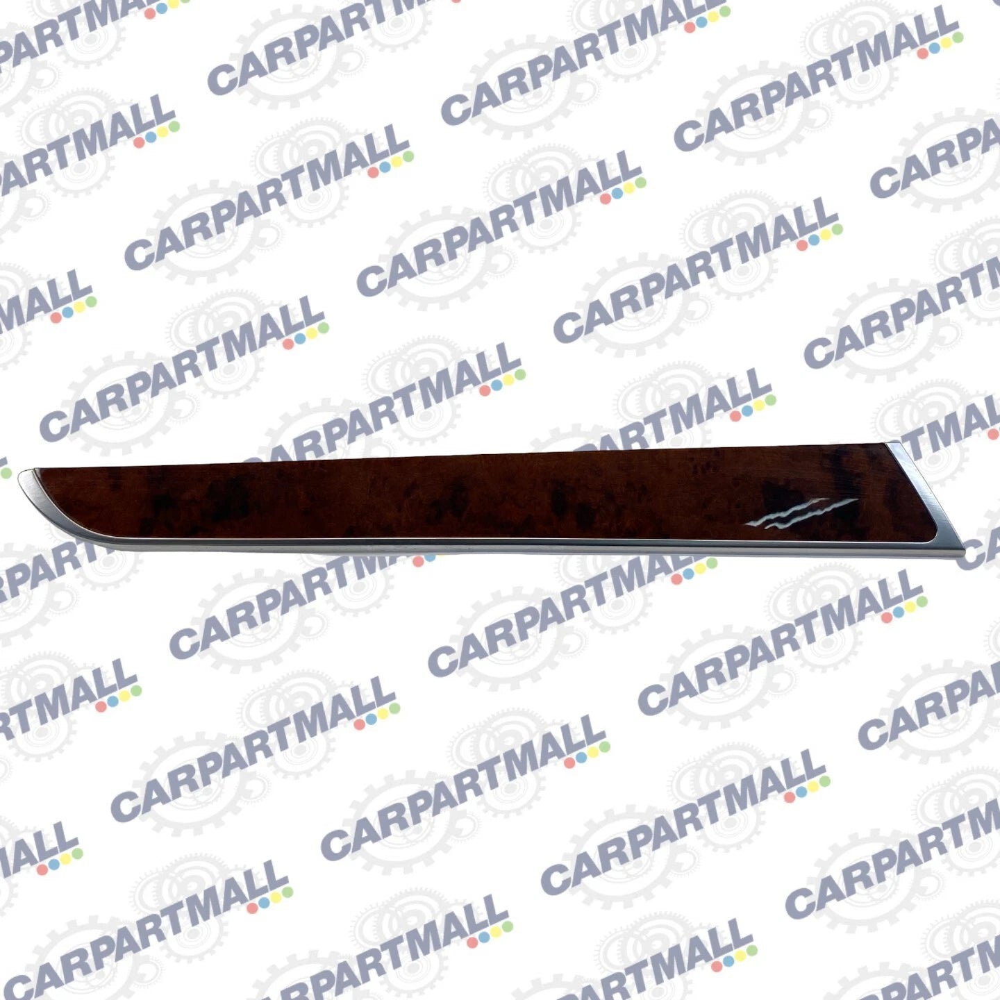 05-11 AUDI A6 QUATTRO REAR LEFT BACK SIDE DOOR TRIM MOLDING WOOD OEM