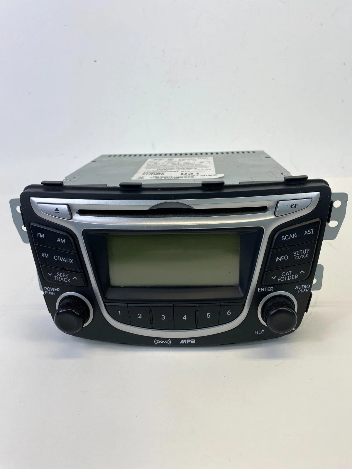 2012-2014 HYUNDAI ACCENT AM/FM CD PLAYER RADIO RECEIVER MP3 96170-1R1004X