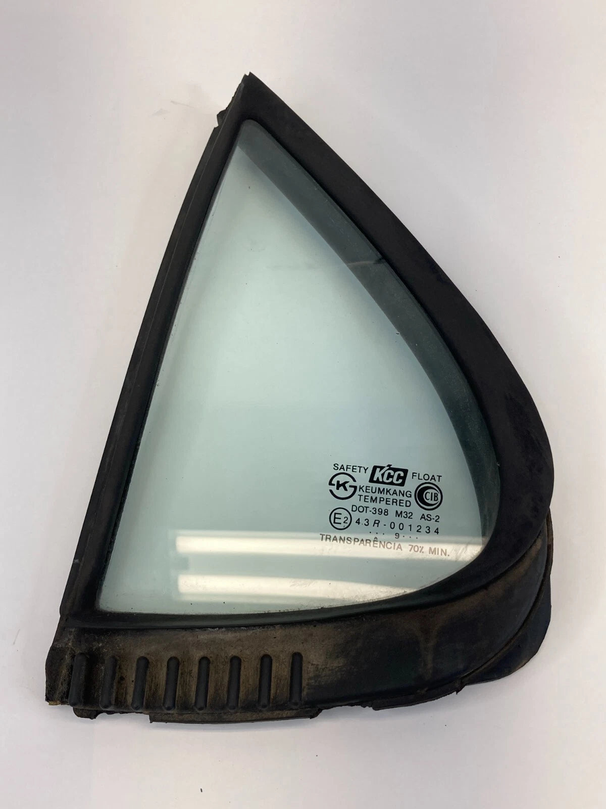 1996-2000 HYUNDAI ELANTRA LH REAR LEFT DRIVER DOOR VENT GLASS 43R001234 OEM