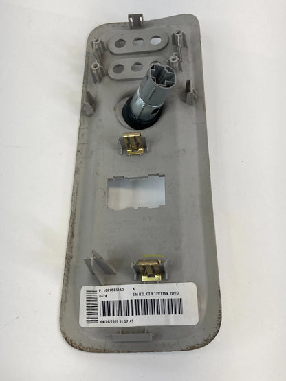 2008 2009 DODGE GRAND CARAVAN POWER OUTLET SOCKET COVER TRIM BEZEL 1CP83ES3AD