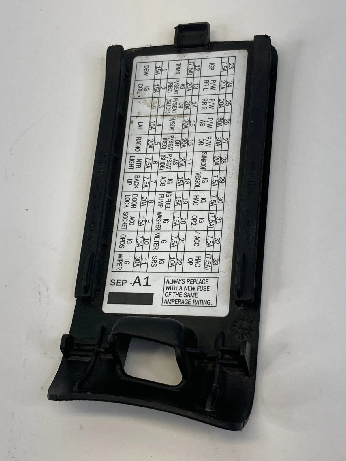 2004-2008 Acura TL Interior Cabin Fuse Box Cover Bezel Trim 83162SDAA000 OEM