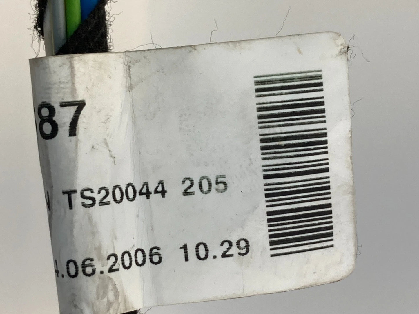 05-11 AUDI A6 QUATTRO FRONT LEFT POWER WINDOW DOOR WIRING WIRE HARNESS 4F0971687