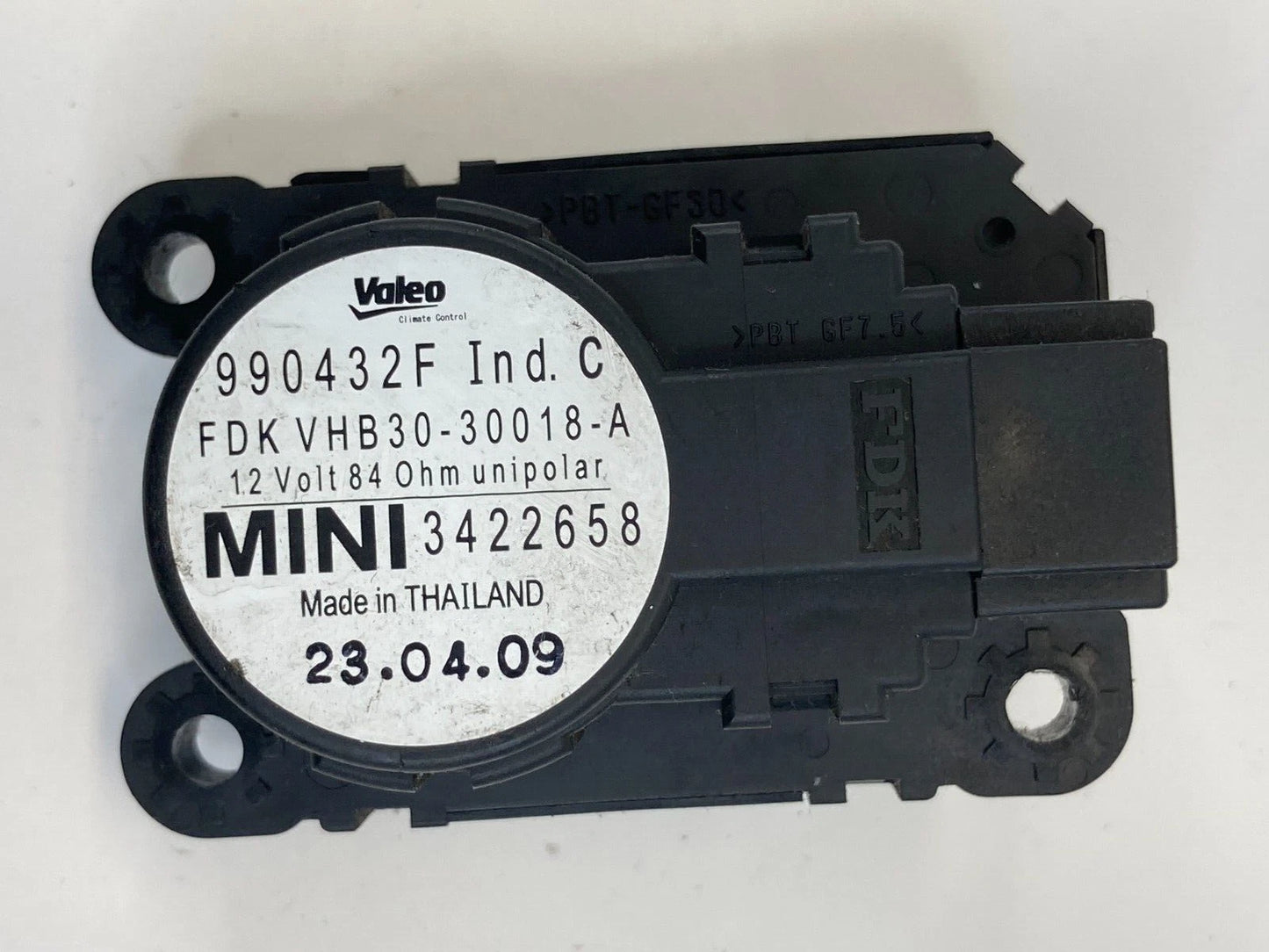 07-15 MINI COOPER A/C HEATER BLOWER FLAP MOTOR ACTUATOR 3422658 OEM