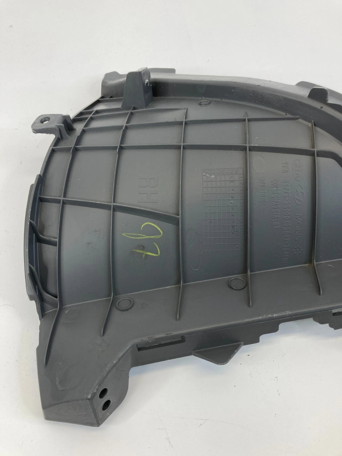 2011-2014 HYUNDAI SONATA LOWER DASH RIGHT PASSENGER PAD COVER TRIM 847753S000