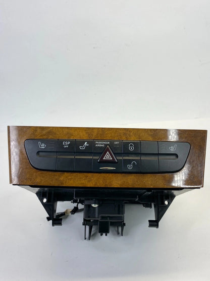 03-09 MERCEDES-BENZ E500 HAZARD SWITCH W/ DOOR LOCK CONTROL SEAT A2116800552 OEM
