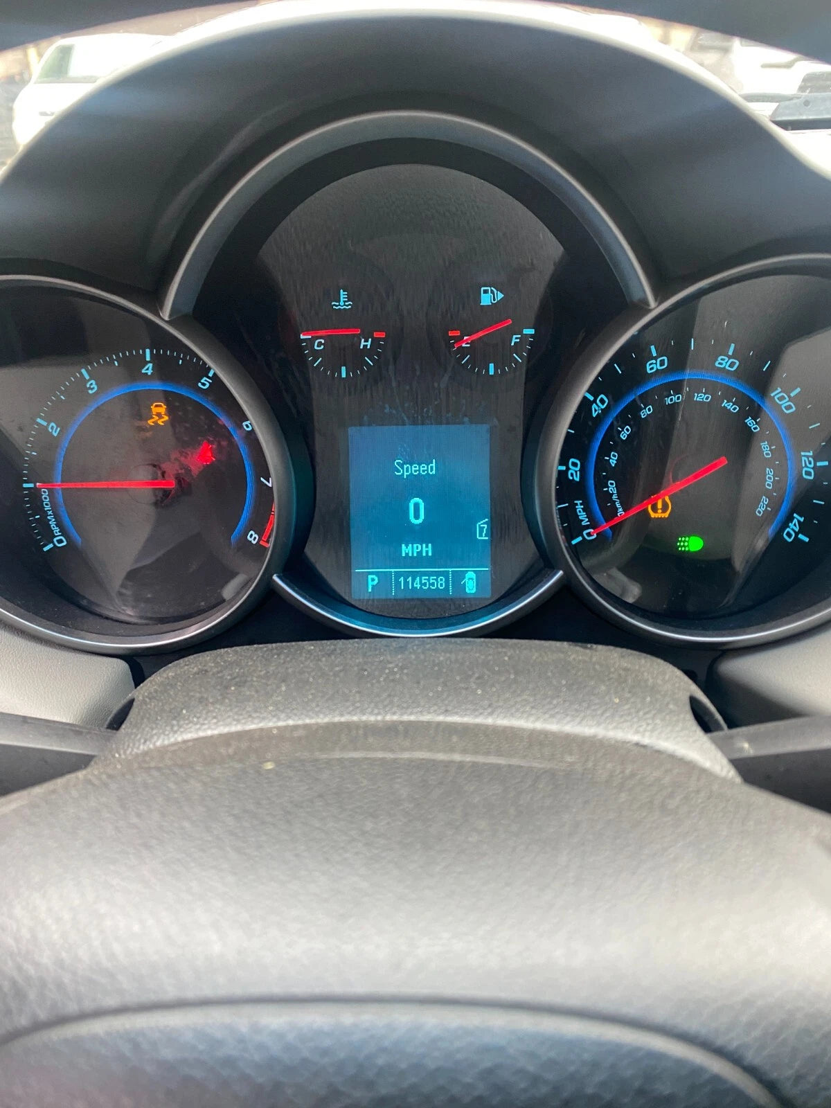 2011 CHEVY CRUZE 1.8L AT INSTRUMENT CLUSTER GAUGES SPEEDOMETER 95018203 114K