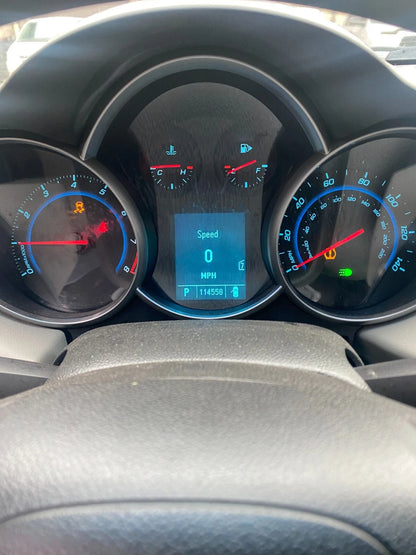 2011 CHEVY CRUZE 1.8L AT INSTRUMENT CLUSTER GAUGES SPEEDOMETER 95018203 114K