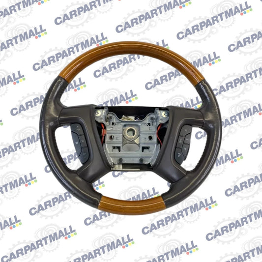 2009 2010 2011 2012 BUICK ENCLAVE STEERING WHEEL W/ WOODGRAIN ASSEMBLY OEM