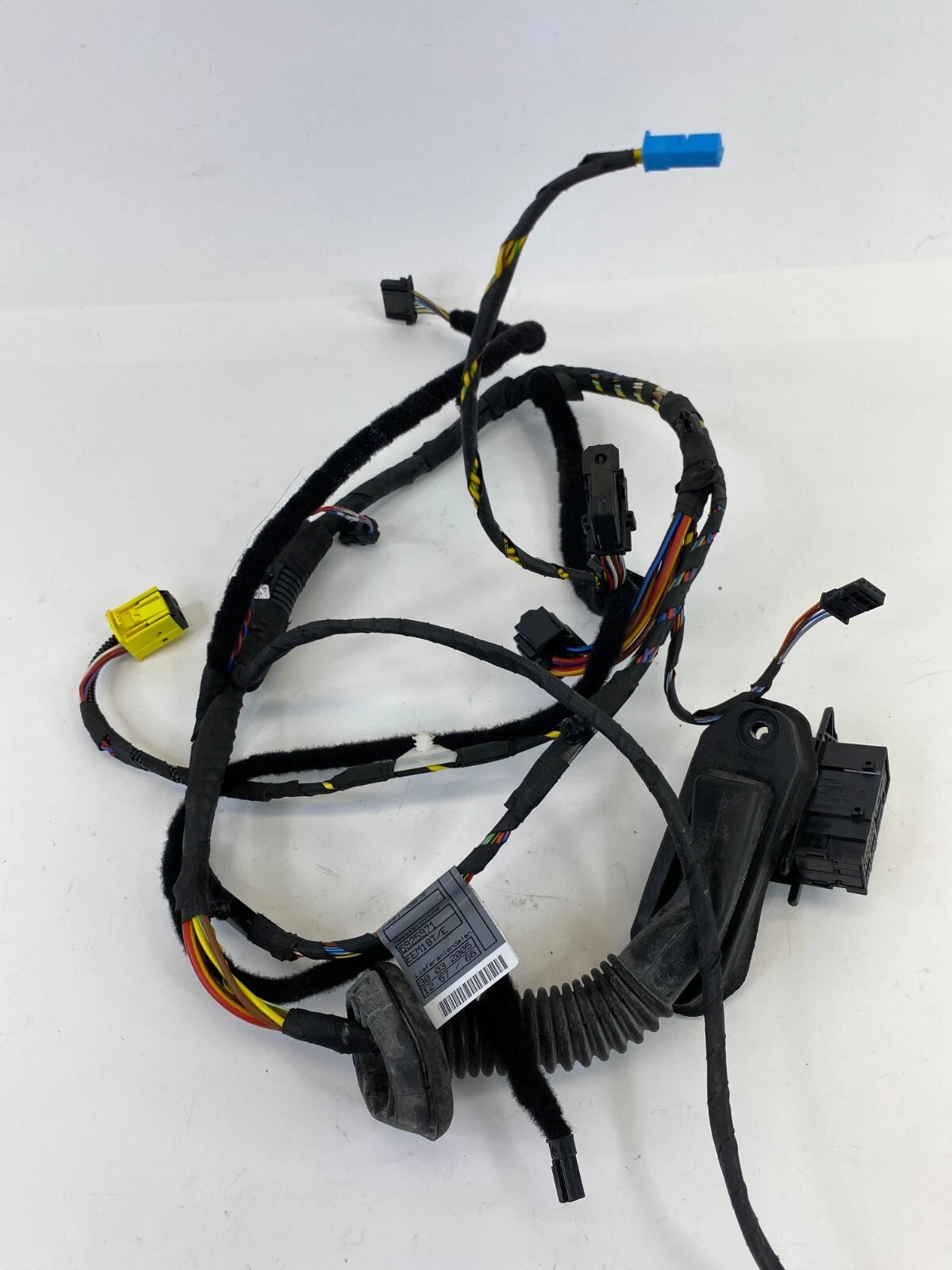 2006 2007 BMW 530I FRONT LEFT SIDE DOOR WIRING WIRE HARNESS CABLE 6925971 OEM