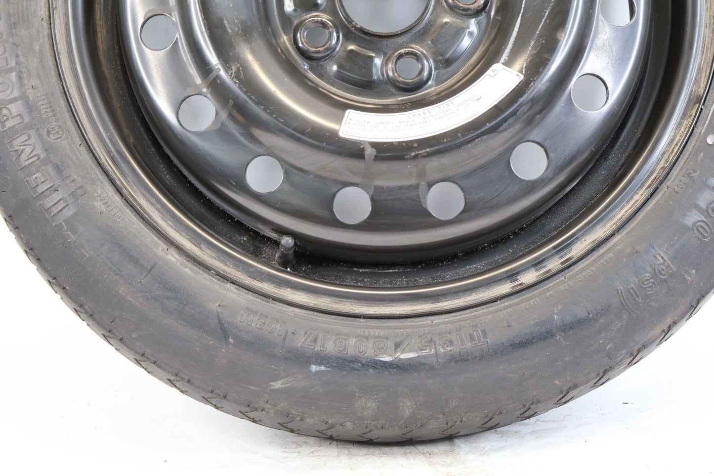 2011-2017 HONDA ODYSSEY EMERGENCY SPARE TIRE RIM WHEEL DONUT T135/80D17 103M OEM