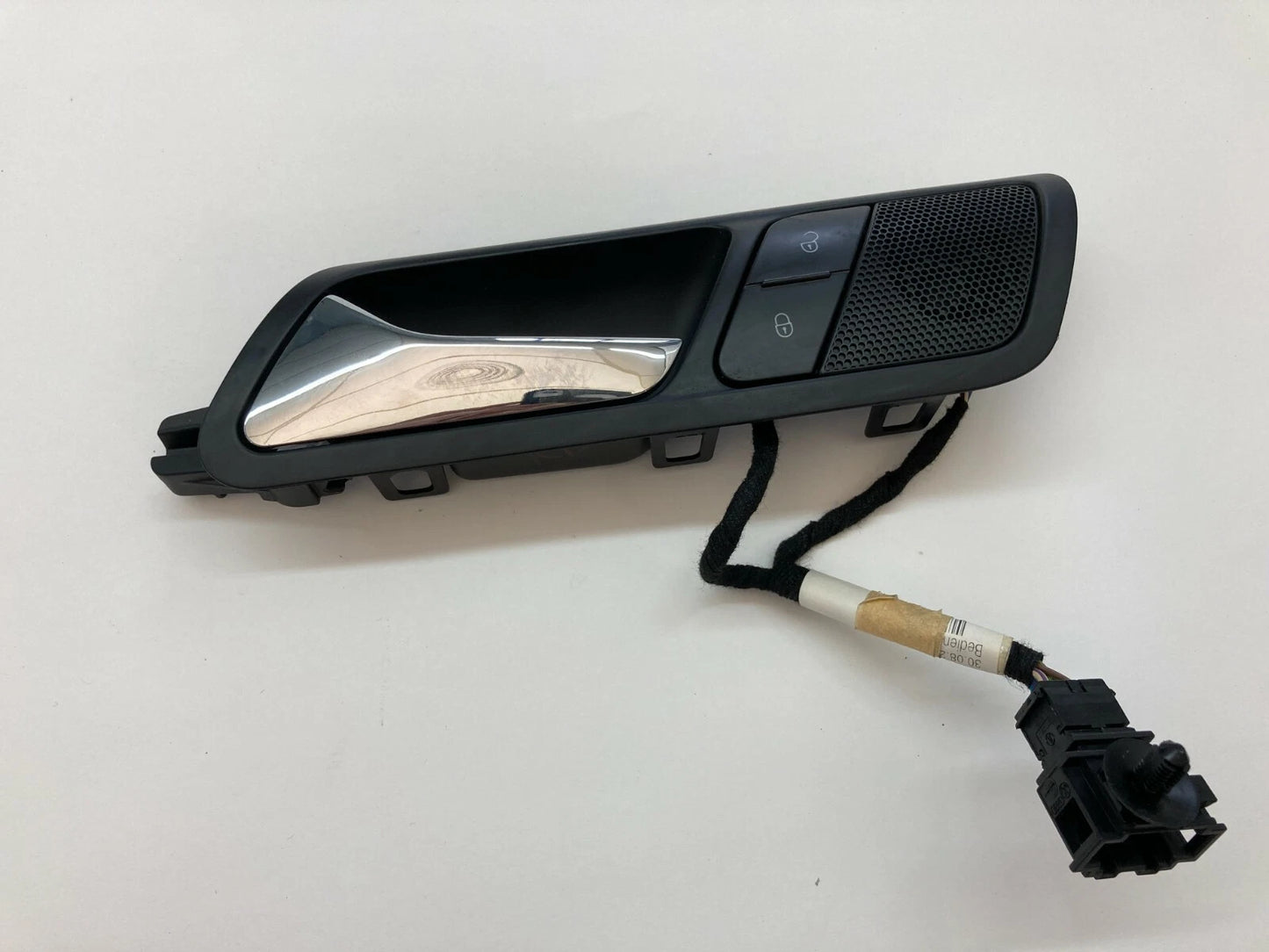06 07 VOLSWAGEN PASSAT REAR LEFT INNER DOOR HANDLE LOCK & SPEAKER 3C4839113 OEM