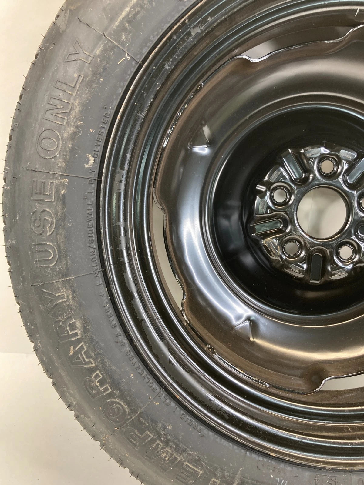 03-19 TOYOTA COROLLA EMERGENCY SPARE TIRE WHEEL COMPACT DONUT T135/80R16 101M