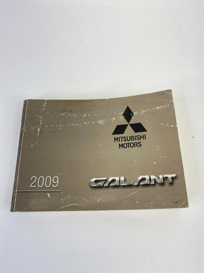 2009 09 Mitsubishi Galant Ralliart Owner's Manual Warranty Guide Set OEM