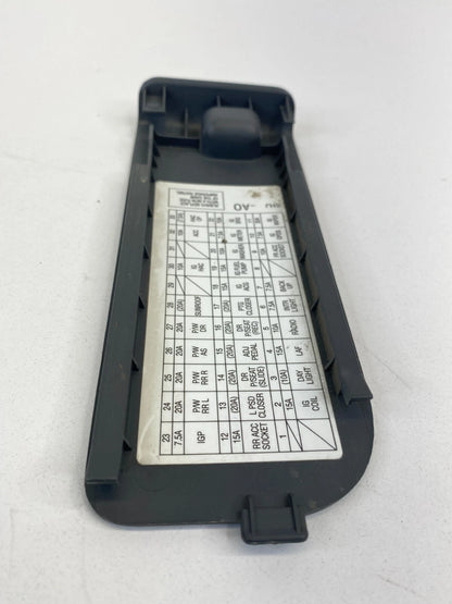2005-2010 HONDA ODYSSEY INTERIOR LEFT DASH FUSE BOX DOOR LID COVER TRIM PANEL