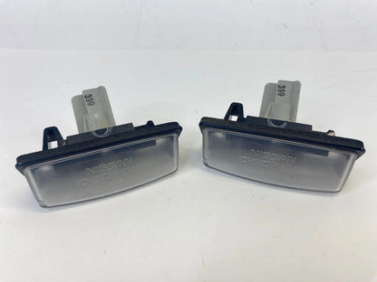 08-13 2008-2013 Nissan Rogue Rear Trunk License Plate Light Lamp Assembly OEM
