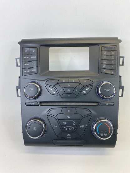 13-15 Ford Fusion Radio Trim Face Plate w/ Climate Control Panel FS7T-18E243-ED