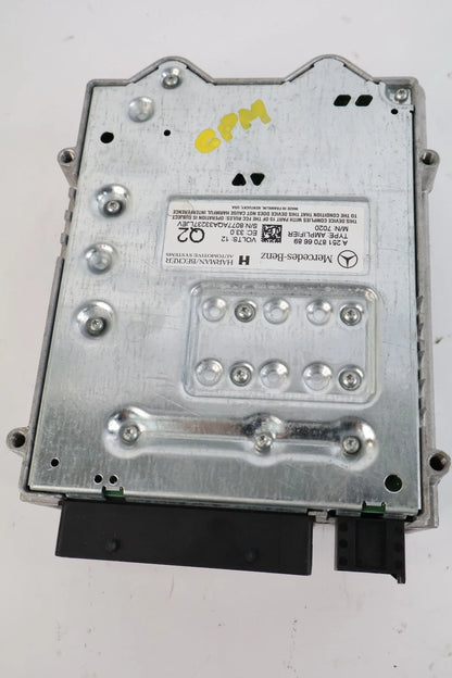 2006-2008 MERCEDES R350 HARMAN BECKER AUDIO SOUND AMPLIFIER AMP OEM A2518706689