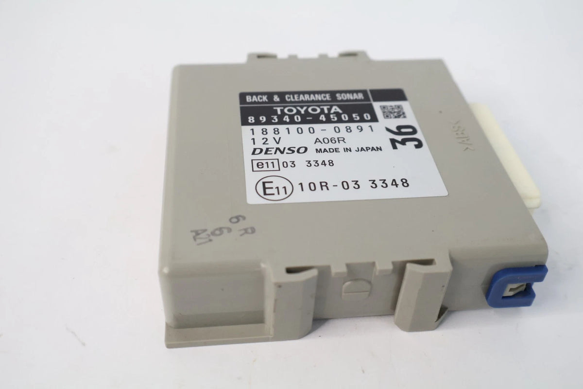 11-14 TOYOTA SIENNA PARK PARKING CLEARANCE AID ASSIST CONTROL MODULE 89340-45050