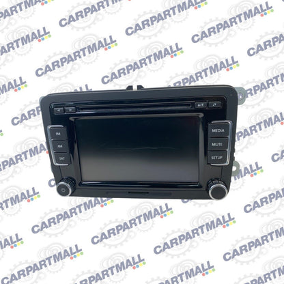 09-11 Volkswagen VW CC Radio AM/FM CD Disc Player Screen 1K0-035-180-AC OEM