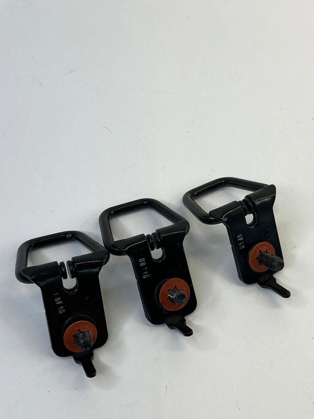 2009-2011 CHEVROLET CHEVY AVEO SEDAN REAR TRUNK TIE DOWN HOOK SET OF 3 OEM