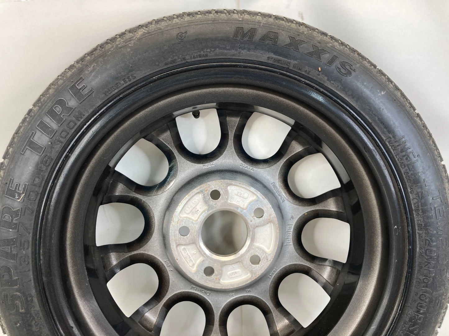 2013-2018 NISSAN ALTIMA EMERGENCY SPARE TIRE WHEEL COMPACT DONUT T135/70D16 100M