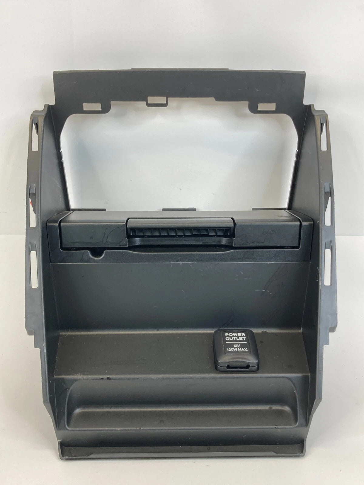 2011-2015 HONDA CR-Z FRONT DASH CENTER CONSOLE POCKET TRIM BEZEL W/ POWER OUTLET