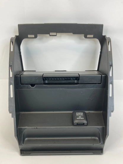 2011-2015 HONDA CR-Z FRONT DASH CENTER CONSOLE POCKET TRIM BEZEL W/ POWER OUTLET