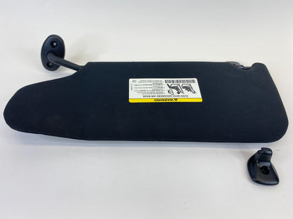 2011-2014 Dodge Avenger Right Passenger Side Sunvisor Sun Visor Cloth Black OEM