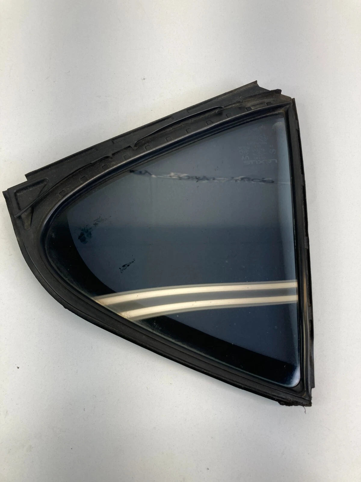 2006-2013 LEXUS IS250 REAR LEFT SIDE DOOR QUARTER WINDOW GLASS 68189-53030 OEM